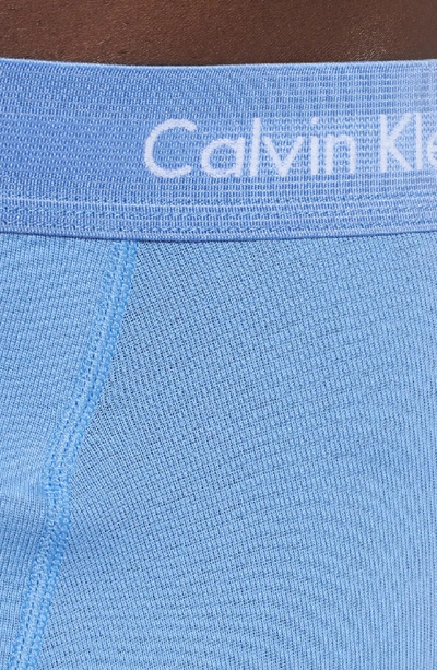 Shop Calvin Klein 3-pack Boxer Briefs In Monument/ Brick/ Periwinkle