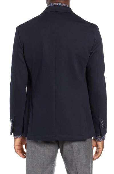 Shop Bugatchi Stretch Cotton Sport Coat In Midnight