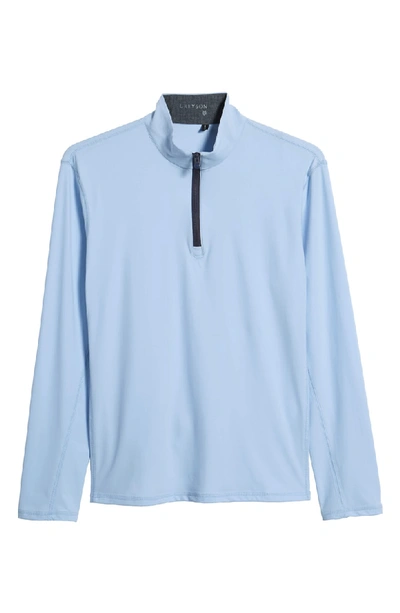 Shop Greyson Tate Quarter Zip Pullover In Wolf