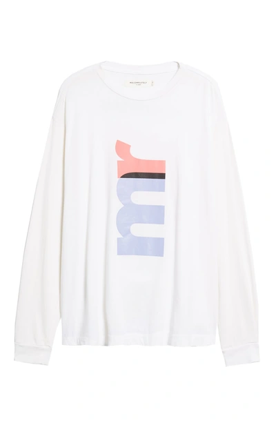 Shop Mr Completely Big Mr Oversize Long Sleeve T-shirt In White