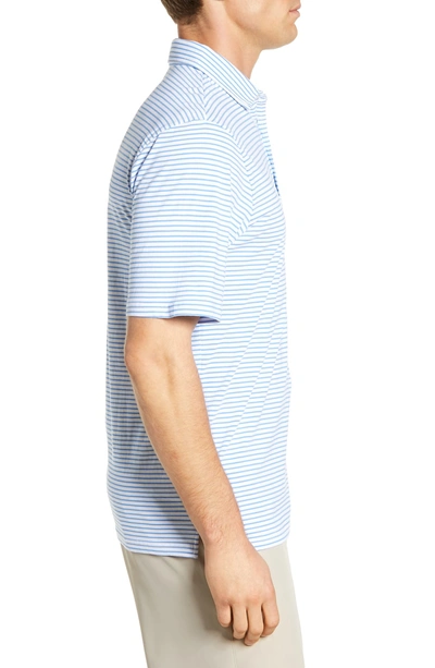 Shop Johnnie-o Macon Classic Fit Stripe Polo In White