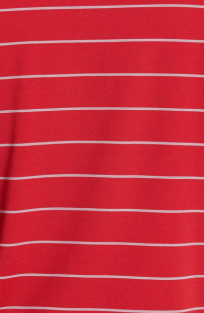 Shop Bobby Jones Xh2o Momentum Stripe Jersey Polo In Cambridge Red