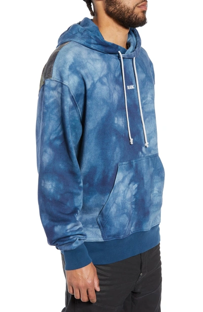 Shop G-star Raw Cryrer Waterfall Hooded Sweatshirt In Teal Blue