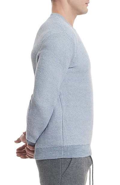 Shop Goodlife Slim Fit Crewneck Sweater In Dream Blue