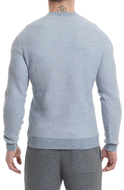 Shop Goodlife Slim Fit Crewneck Sweater In Dream Blue