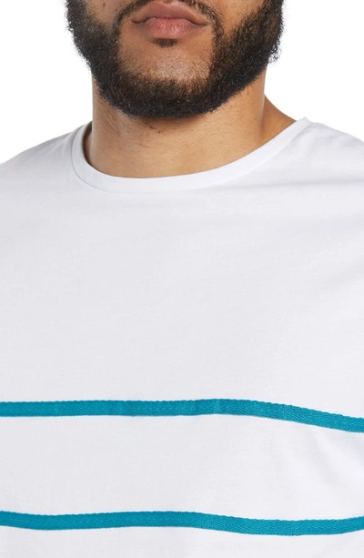 Shop Native Youth Herringbone Tape T-shirt In White