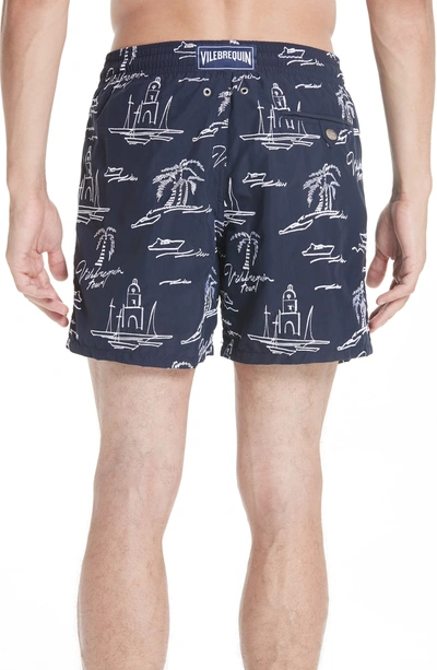 Vilebrequin 22nd July St. Tropez Embroidered Swim Shorts In Blue | ModeSens