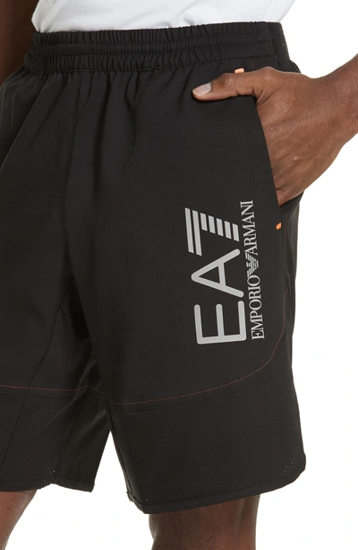 Shop Ea7 Ventus Shorts In Black