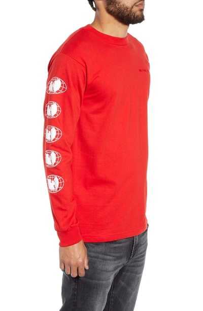 Shop Wu Wear Og Graphic Long Sleeve T-shirt In Red