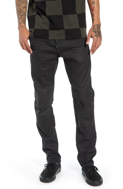 Shop G-star Raw 3d Coated Slim Jeans In 3d Dark Aged