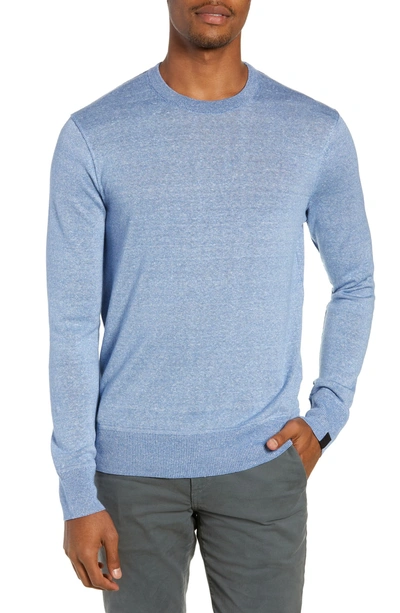 Shop Rag & Bone Dean Slim Fit Crewneck Sweater In Light Blue