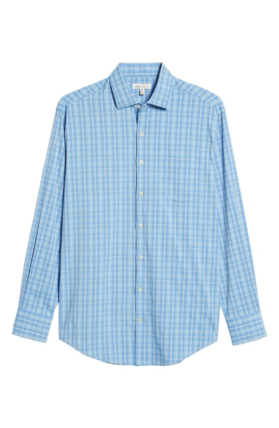 Shop Peter Millar Vessel Regular Fit Plaid Performance Sport Shirt