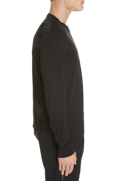 Shop Helmut Lang Overlay Long Sleeve T-shirt In Black