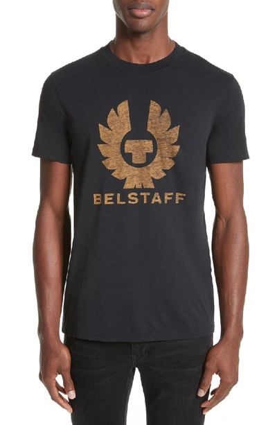 Shop Belstaff Coteland Graphic T-shirt In Black