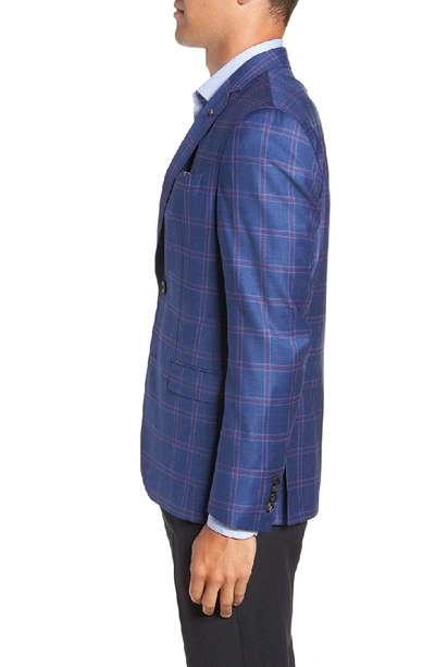 Shop Ted Baker Konan Trim Fit Wool Sport Coat In Blue