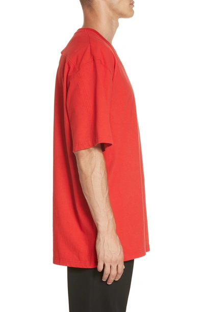 Shop Calvin Klein 205w39nyc Oversize T-shirt In Red
