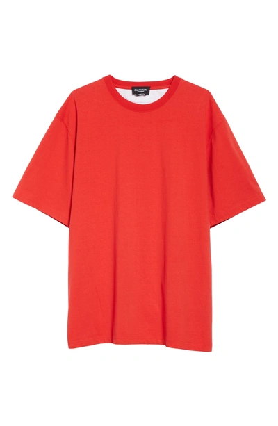 Shop Calvin Klein 205w39nyc Oversize T-shirt In Red