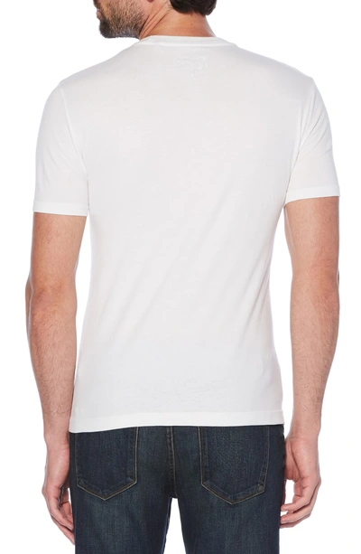 Shop Original Penguin Tv Halftone Pete T-shirt In Bright White