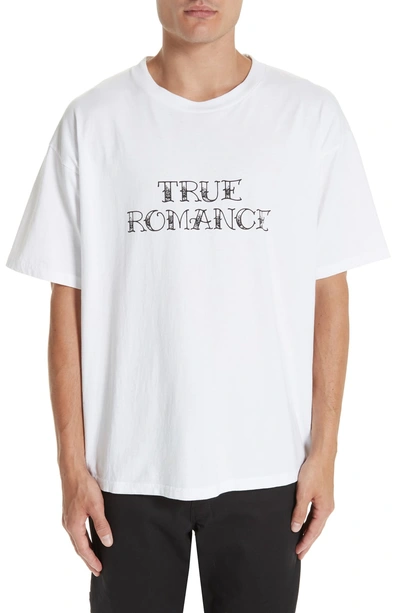 Shop Bedwin & The Heartbreakers True Romance Graphic T-shirt In Whitexblack