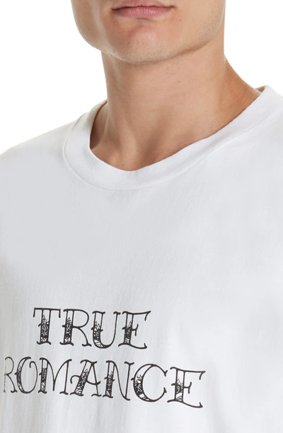 Shop Bedwin & The Heartbreakers True Romance Graphic T-shirt In Whitexblack