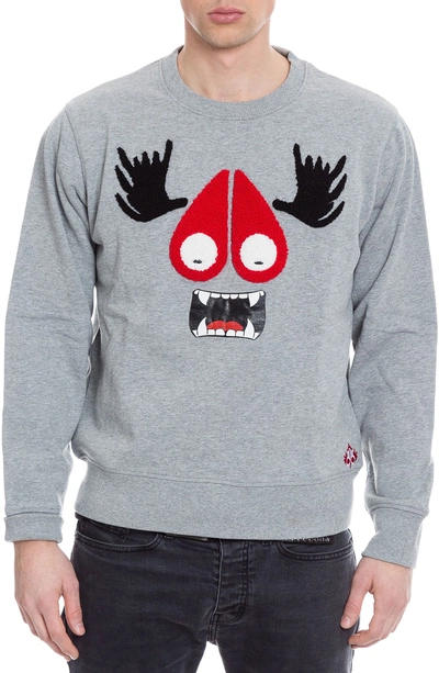 Shop Moose Knuckles Monster Sweatshirt In Grey