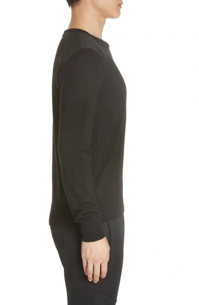 Shop Belstaff Kerrigan Wool Sweater In Blk