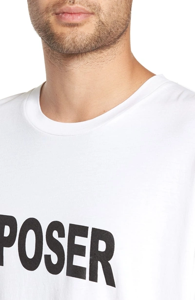 Shop Mr Completely Poser Oversize Graphic T-shirt In White