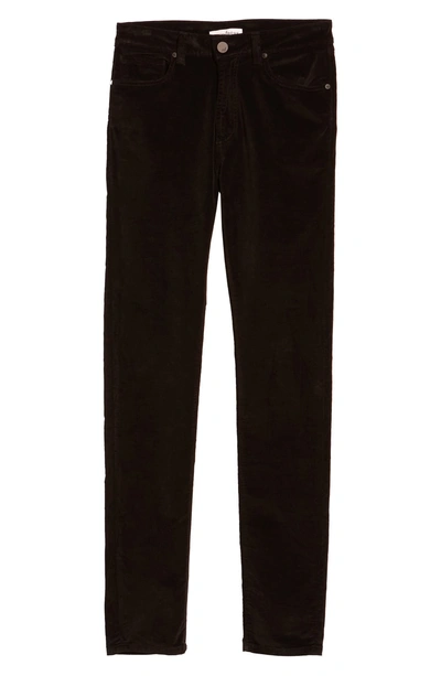 Shop Monfrere Greyson Velvet Skinny Fit Jeans In Velvet Noir