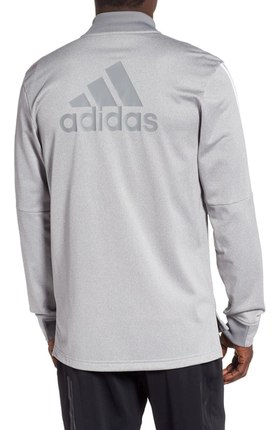Shop Adidas Originals Id Bomber Jacket In Medium Grey Heather