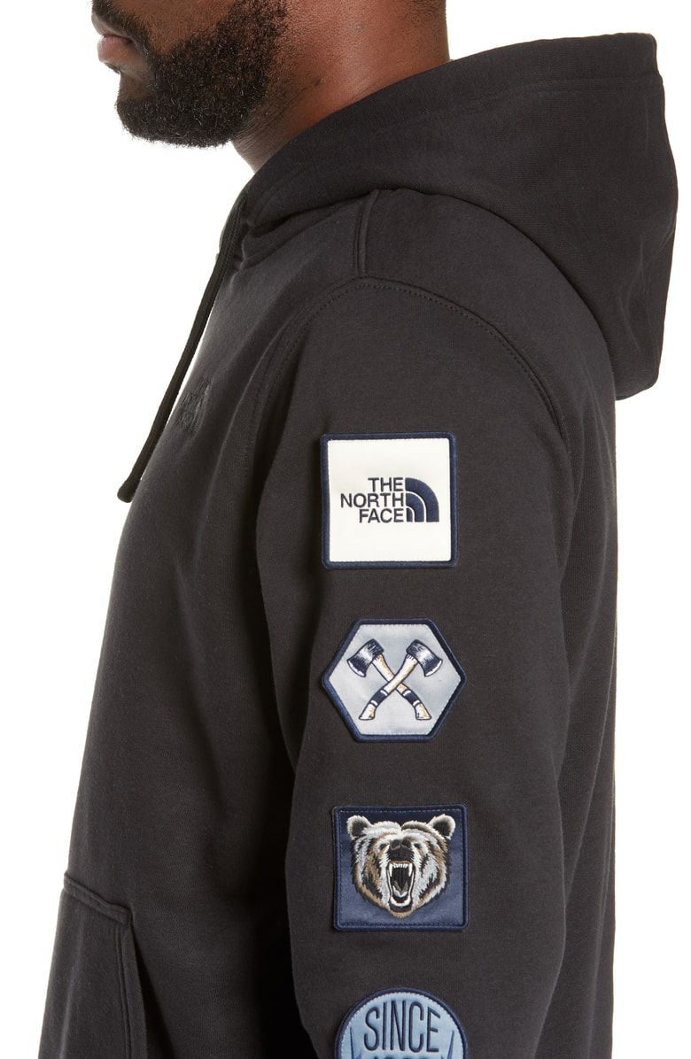 north face urban patches hoodie