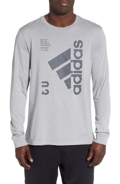 Shop Adidas Originals Long Sleeve Technical T-shirt In Grey