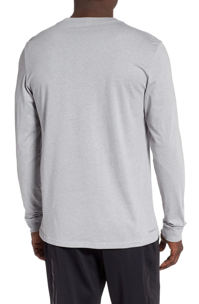 Shop Adidas Originals Long Sleeve Technical T-shirt In Grey