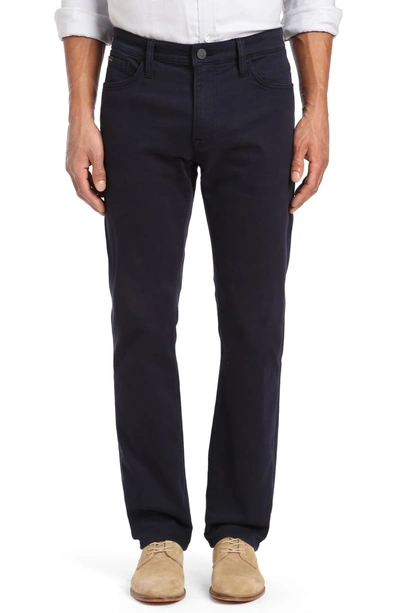 Shop 34 Heritage Courage Straight Leg Jeans In Navy Washed Luxe