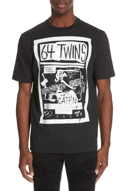 Shop Dsquared2 64 Twins T-shirt In Black