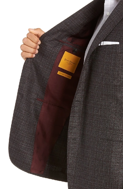 Shop Hickey Freeman Classic Fit Plaid Wool Sport Coat In Grey