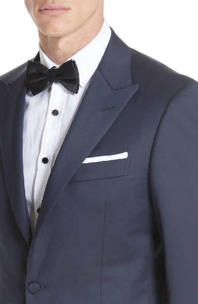 Shop Canali Classic Fit Wool Tuxedo In Navy