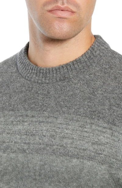 Shop Hugo Boss Ecardo Degrade Virgin Wool Blend Sweater In Grey