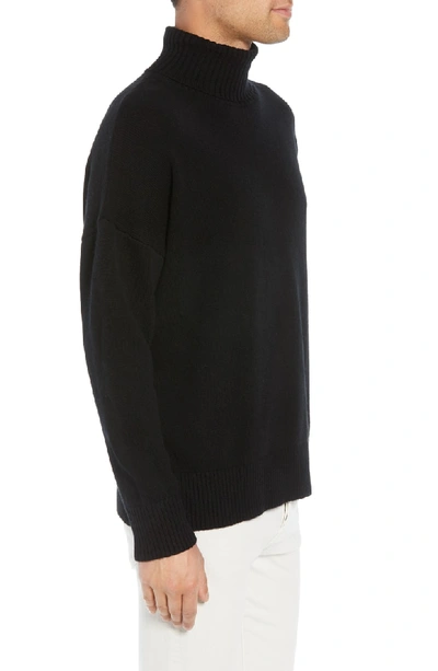Shop The Kooples Wool & Cashmere Turtleneck Sweater In Black