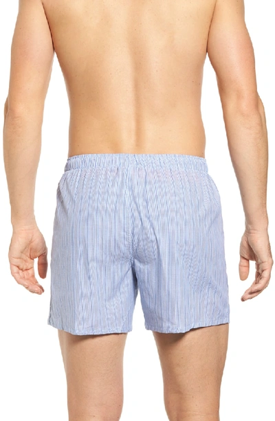 Shop Polo Ralph Lauren Woven Boxer Shorts In Andrew Blue