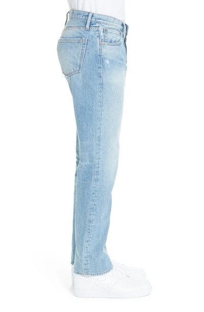 Shop Acne Studios 1996 Straight Leg Jeans In 1996 Light Blue Trash