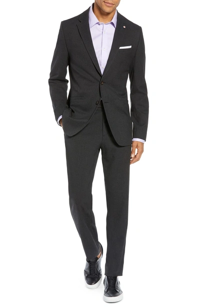 Shop Ted Baker Gorka Slim Fit Suit Jacket In Charcoal