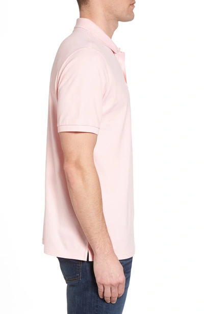 Shop Vineyard Vines Regular Fit Pique Polo In Flamingo