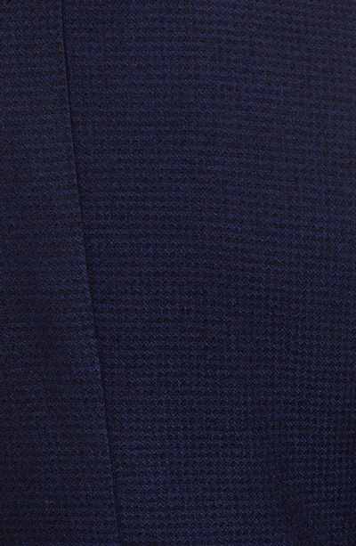 Shop Bugatchi Houndstooth Wool Blazer In Royal