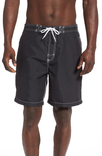 Shop Trunks Surf & Swim Co. Swami Swim Trunks In Black