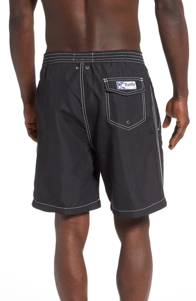 Shop Trunks Surf & Swim Co. Swami Swim Trunks In Black