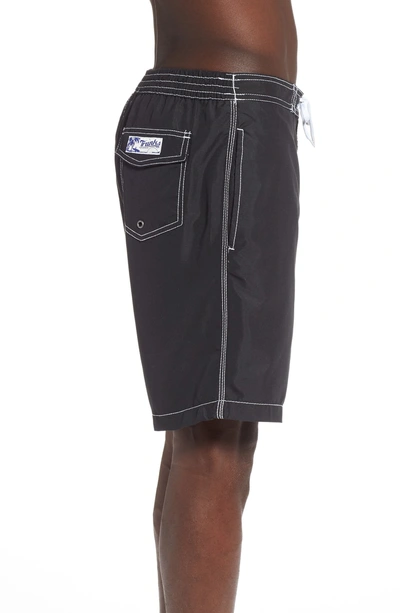 Shop Trunks Surf & Swim Co. Swami Swim Trunks In Black