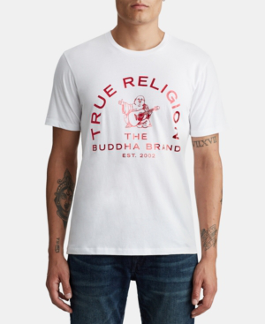 true religion metallic buddha t shirt