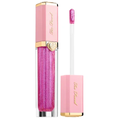 Shop Too Faced Rich & Dazzling High-shine Sparkling Lip Gloss 401k 0.25 oz / 7 G