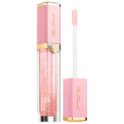 Shop Too Faced Rich & Dazzling High-shine Sparkling Lip Gloss All The Stars 0.25 oz / 7 G