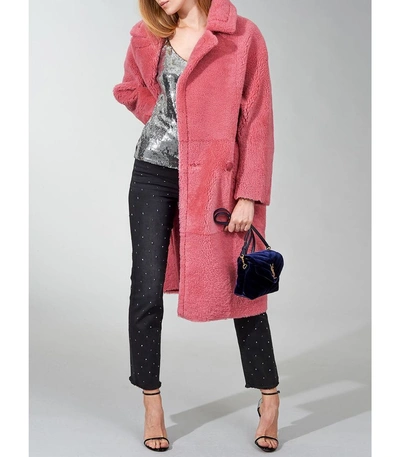 Shop Anne Vest Pink Coze Coat